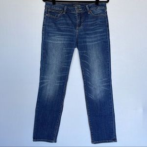 Lucky Brand Distressed Denim Blue Jeans Lolita Crop Women’s Size 10/30